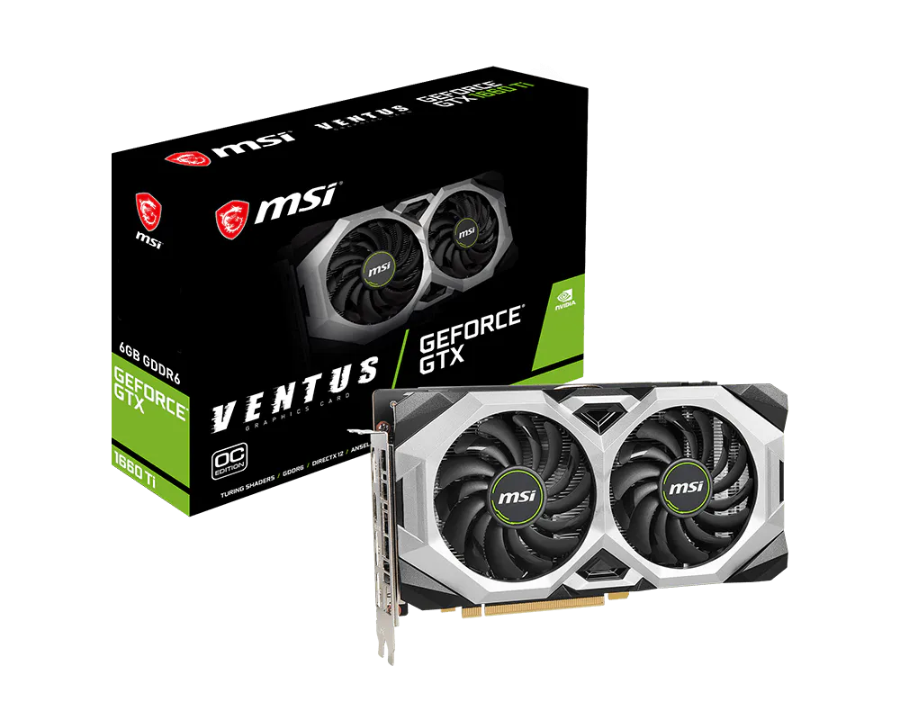 MSI GeForce GTX 1660 Ti VENTUS 6G OC